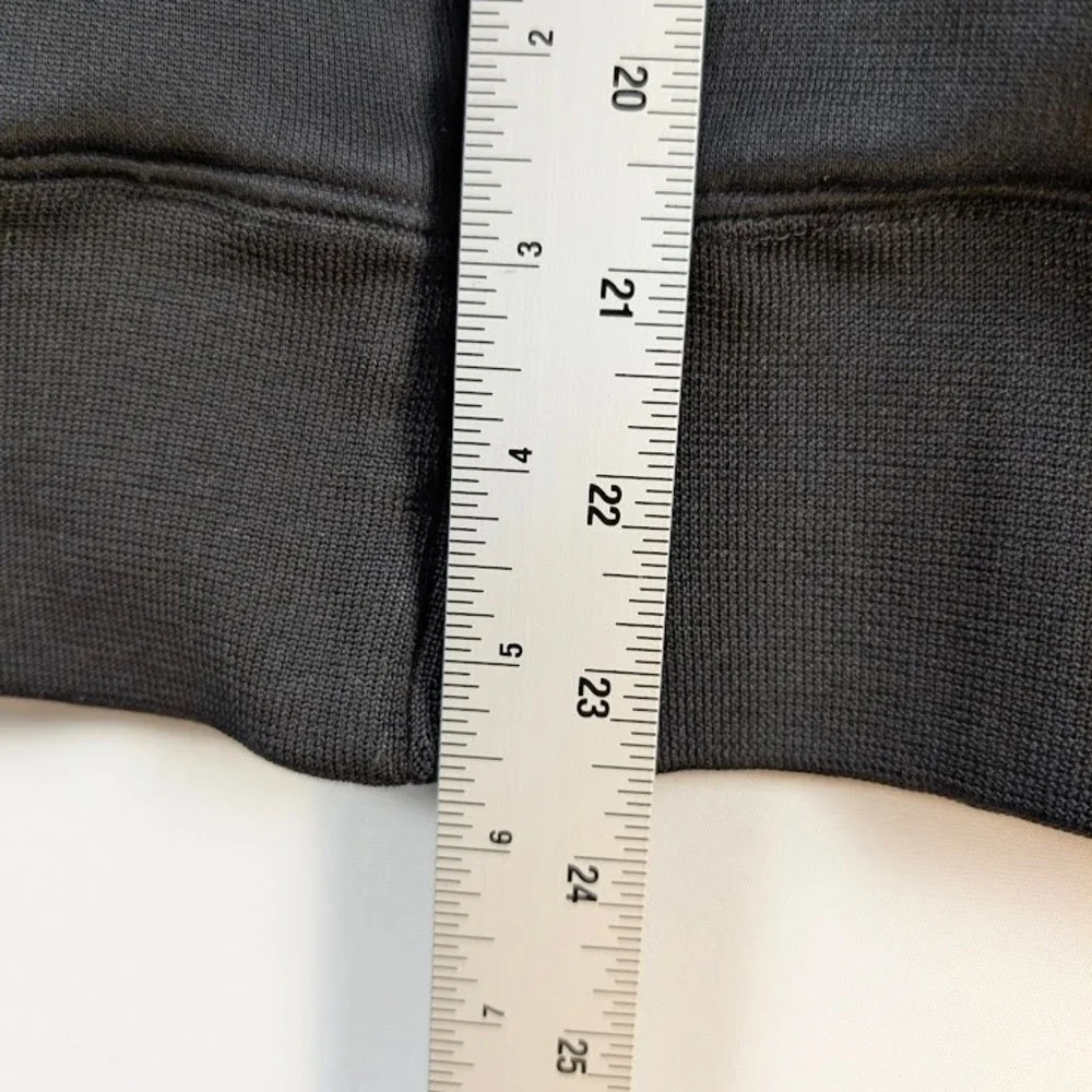 GAP Track Jacket Mens S Black Blue Stripe Vintage Fall‎ 2004 Full Zip Y2K Sporty